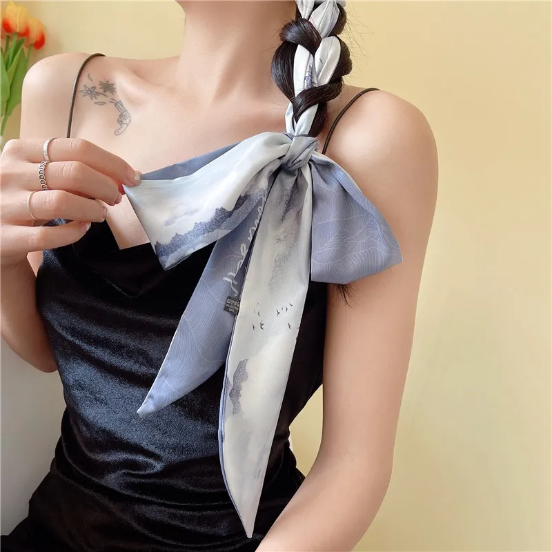 Youyoulan Silk Scarves Women's-3