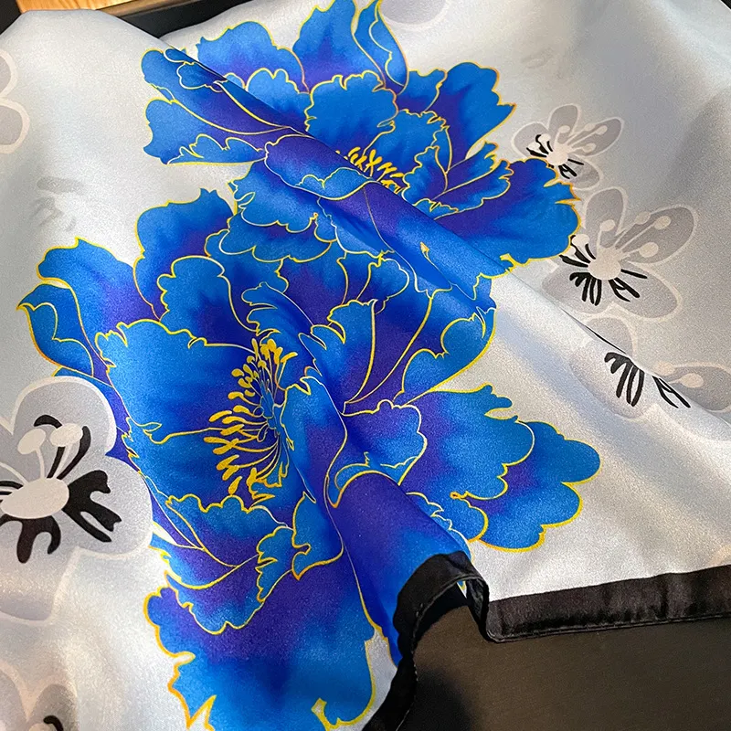 Youyoulan Mulberry Silk Silk Scarves Women's-4