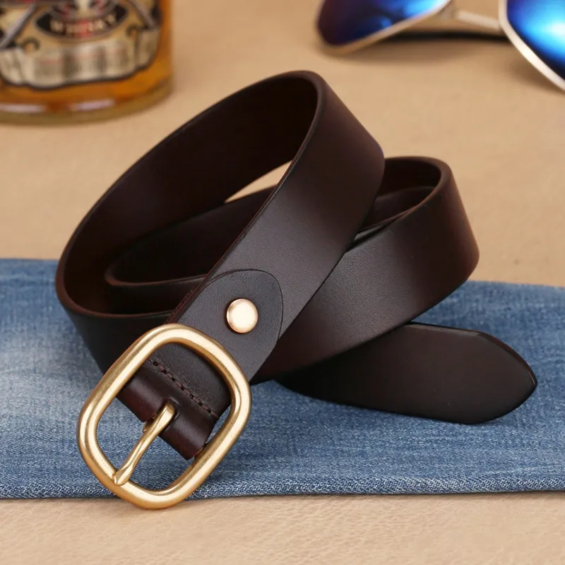 Youyoulan Cow Leather Belts Women's 3cn-4