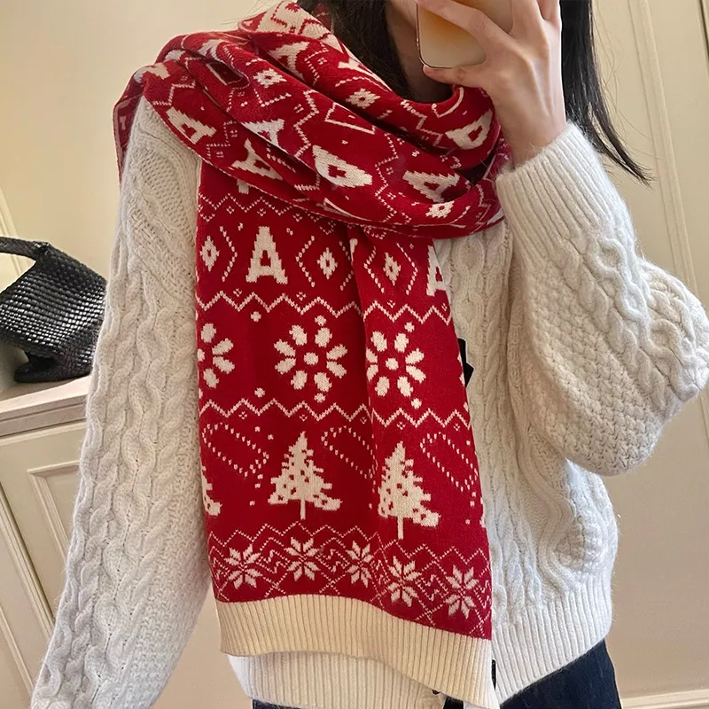 Youyoulan Knit Scarves Women's-1