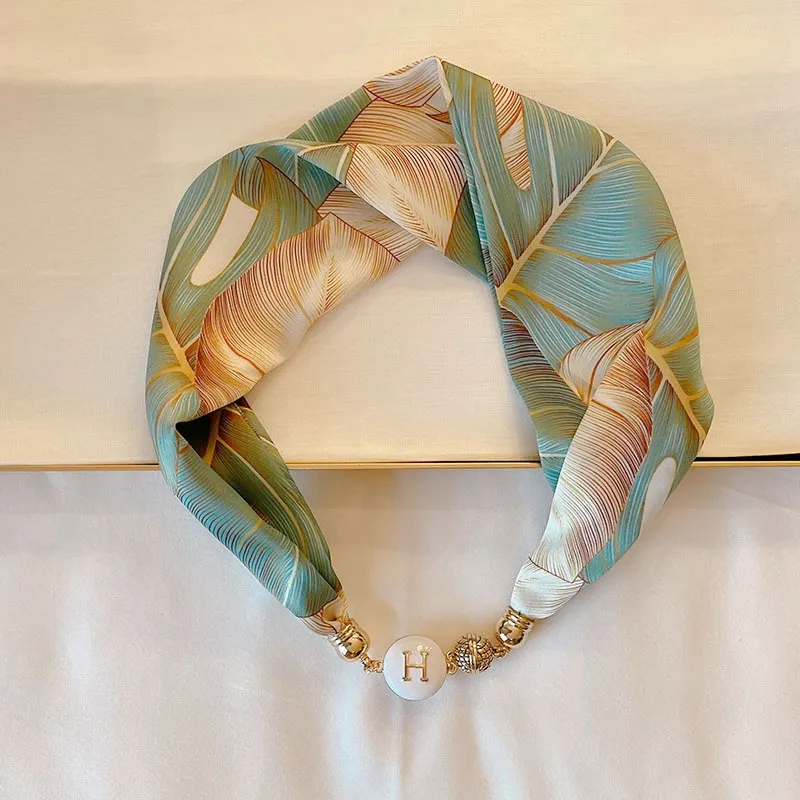Youyoulan New Silk Brocade Silk Scarves Women's-2