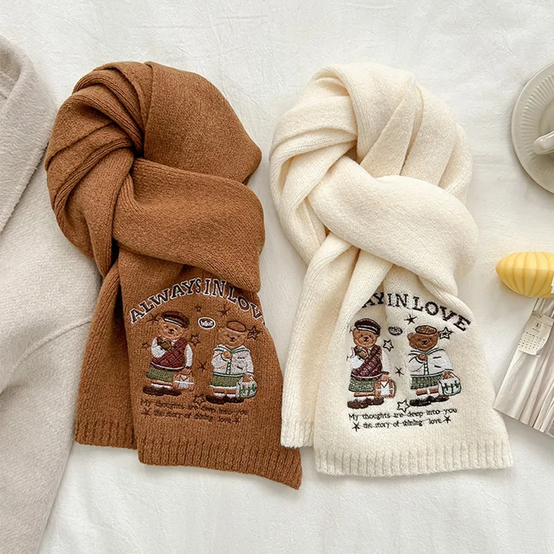 Youyoulan Knit Scarves Women's-2