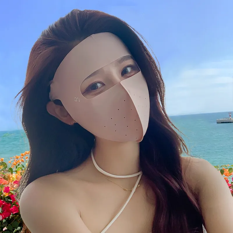 Youyoulan Polyamide, Elastane Sun Protection Masks Women's-1