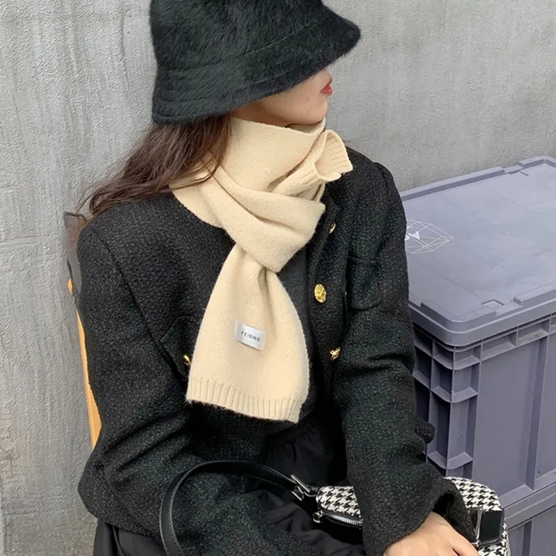 Youyoulan Polyester Knit Scarves Unisex-3