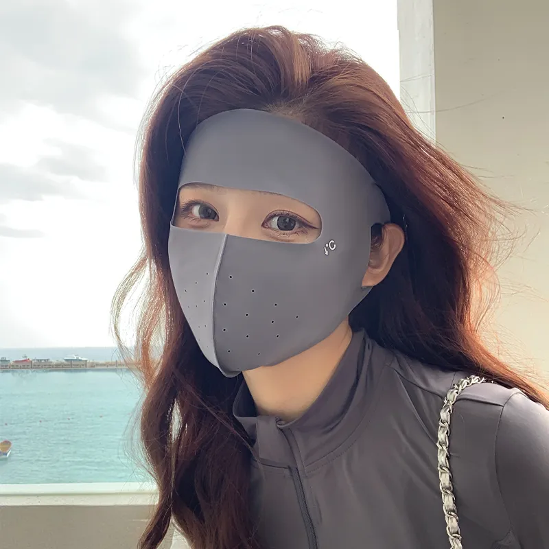 Youyoulan Polyamide, Elastane Sun Protection Masks Women's-5