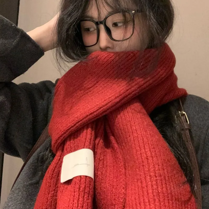 Youyoulan Knit Scarves Women's-2