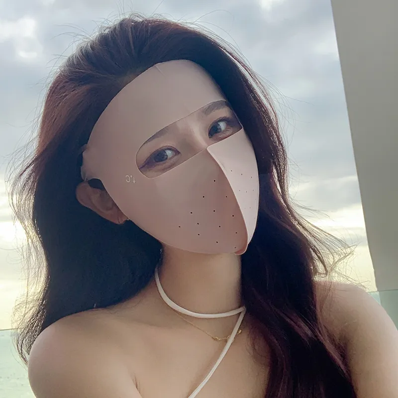Youyoulan Polyamide, Elastane Sun Protection Masks Women's-2