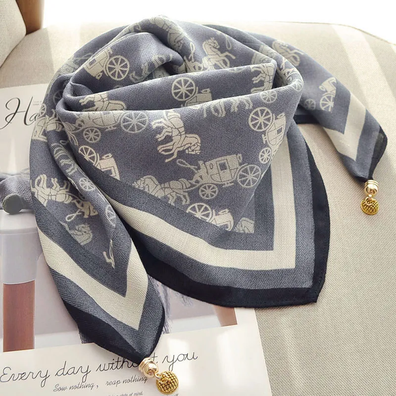 Youyoulan Silk Scarves Women's-4