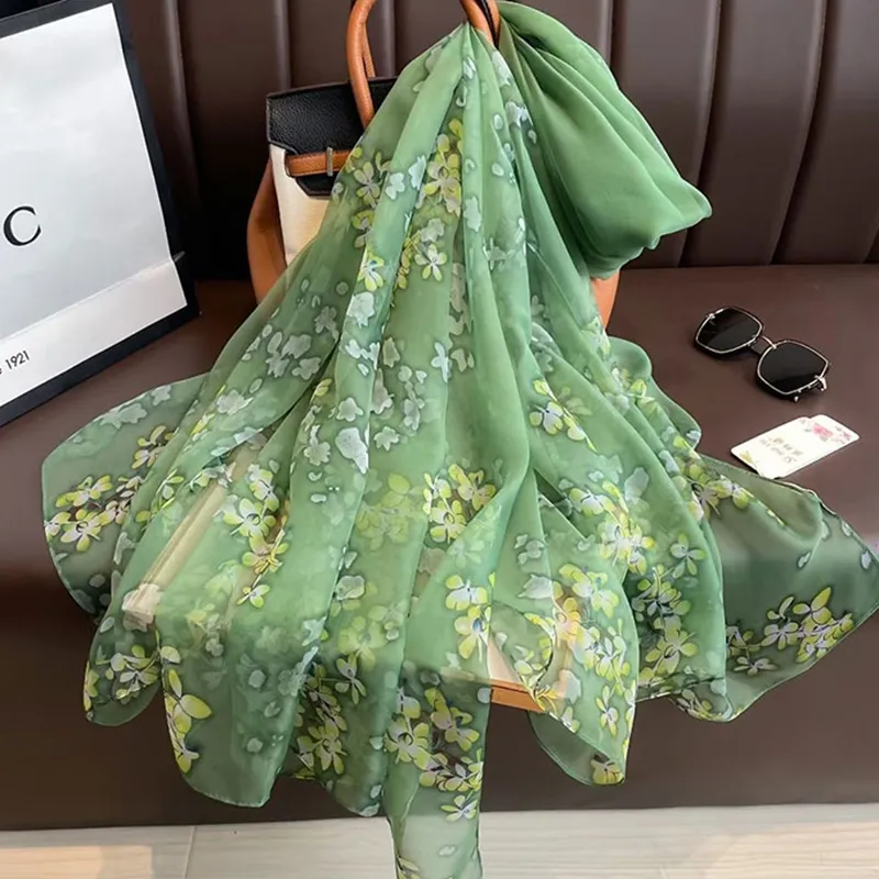 Youyoulan Silk Scarves Women's-4