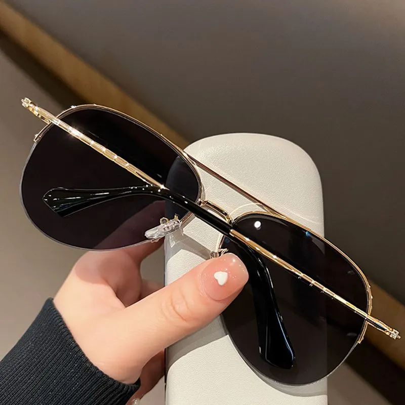 Youyoulan Oval Sunglasses Unisex-1