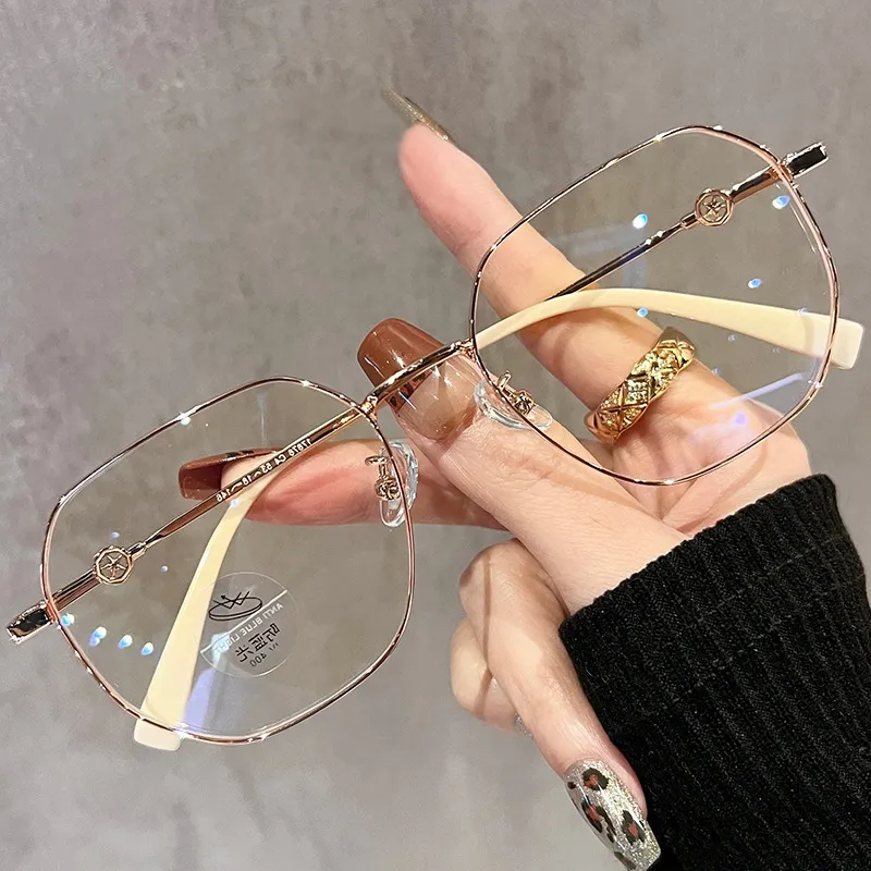 Youyoulan Metal Irregular Shape Sunglasses Women's-2