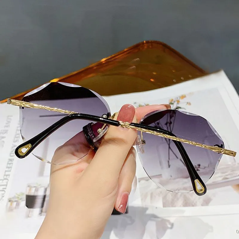Youyoulan Oval Sunglasses Glass Lenses Unisex-1