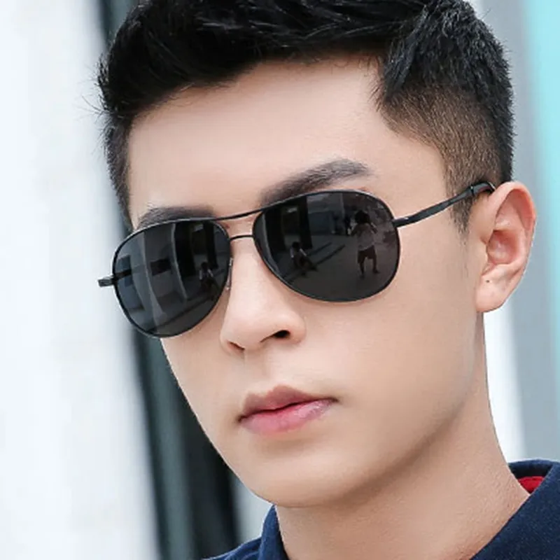 Youyoulan Metal Round Sunglasses Men's-1
