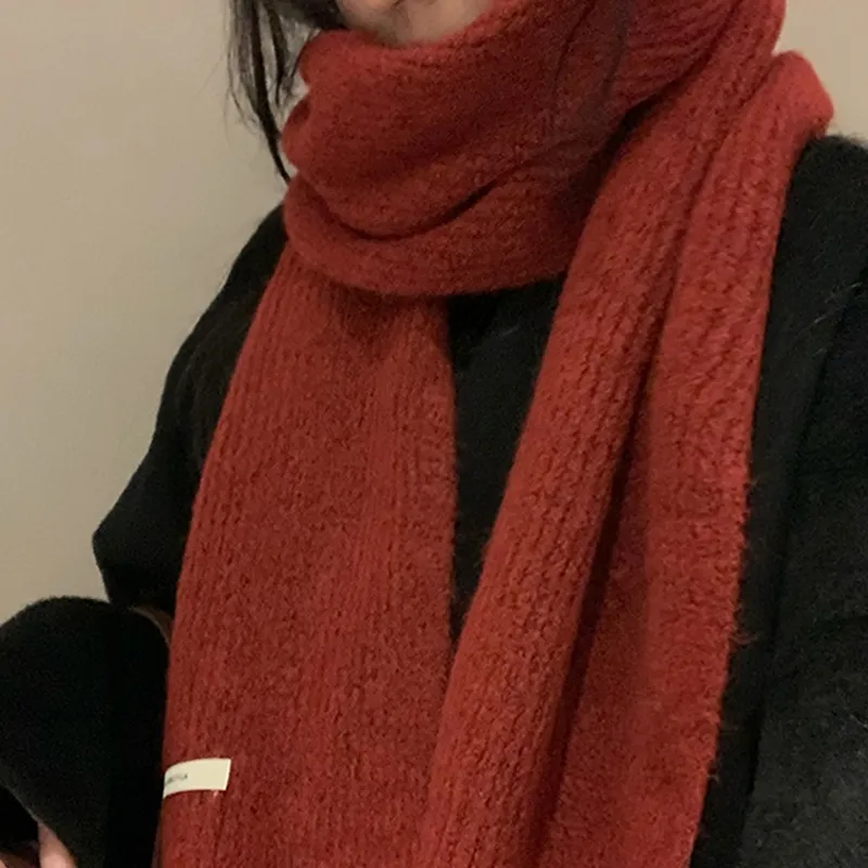 Youyoulan Knit Scarves Women's-1