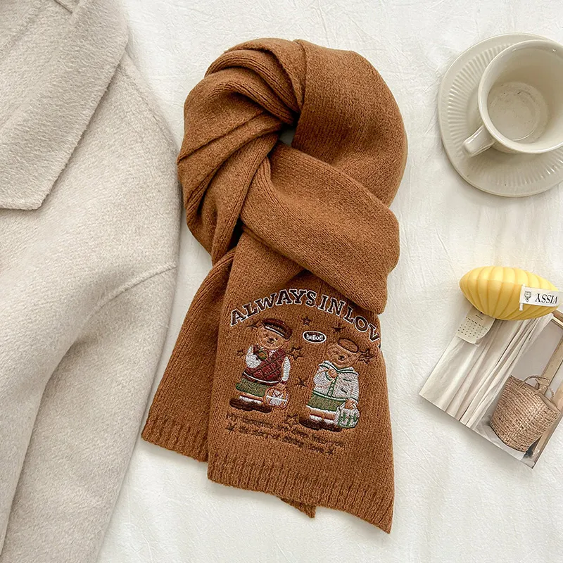 Youyoulan Knit Scarves Women's-1