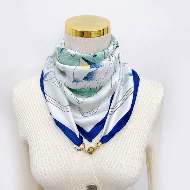 Youyoulan Silk Scarves Women's-1