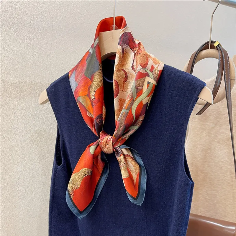 Youyoulan Silk Scarves Women's-3