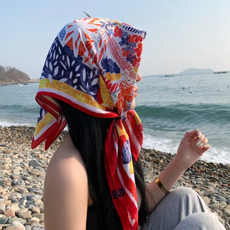 Youyoulan Silk Scarves Women's-1