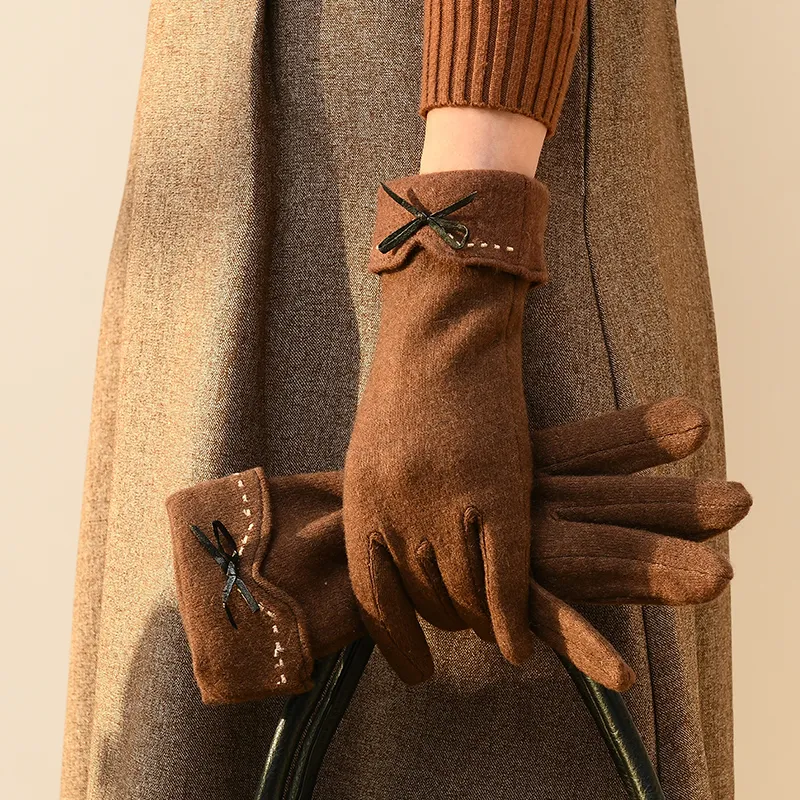 Youyoulan Knit Gloves Women's-4