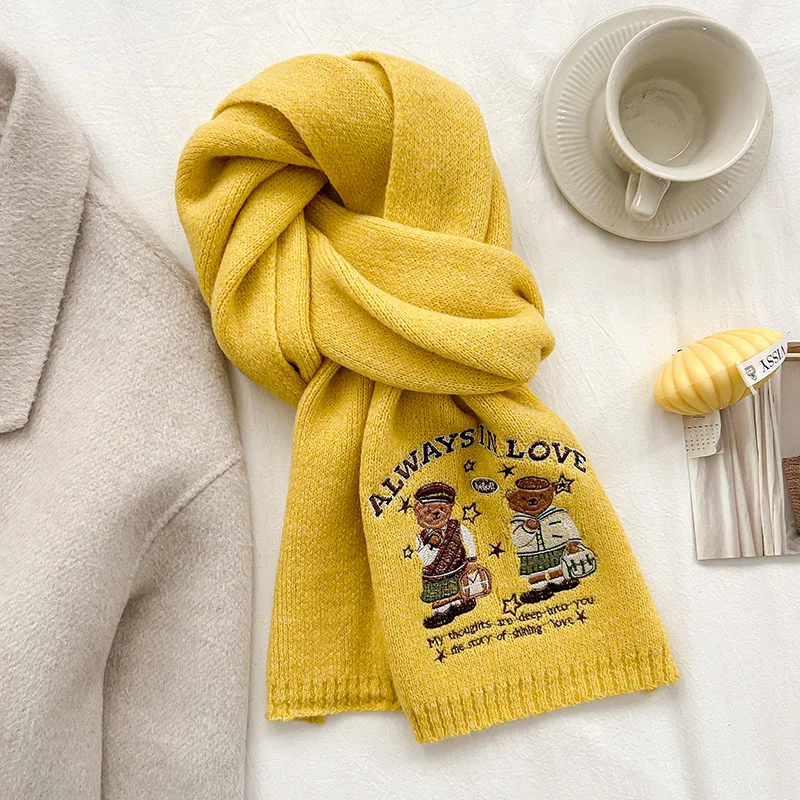Youyoulan Knit Scarves Women's-4