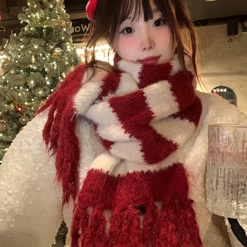 Youyoulan Knit Scarves Women's-2