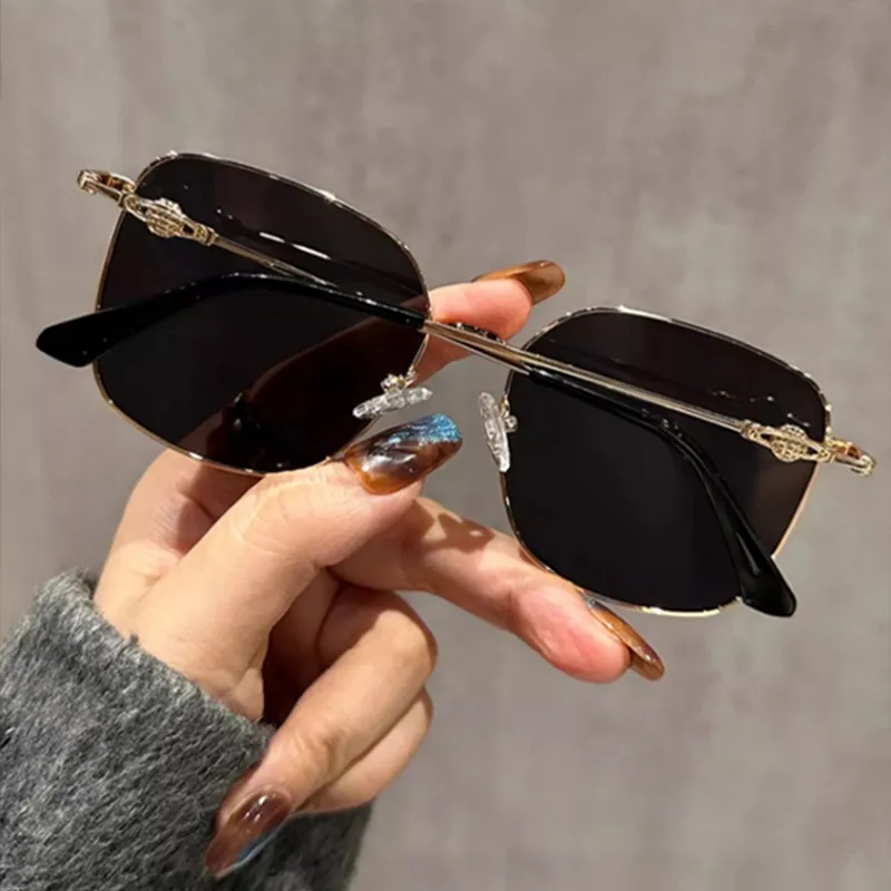 Youyoulan Alloy Square Sunglasses Women's-10