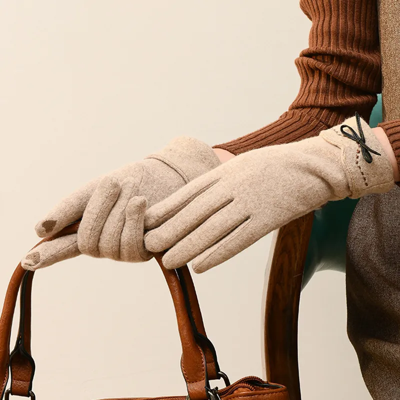 Youyoulan Knit Gloves Women's-2