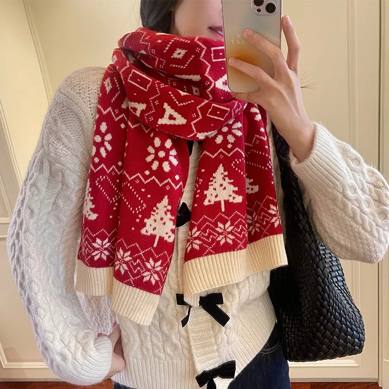 Youyoulan Knit Scarves Women's-2