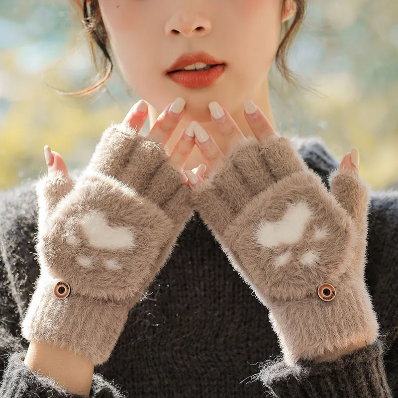 Youyoulan Knit Gloves Women's-3