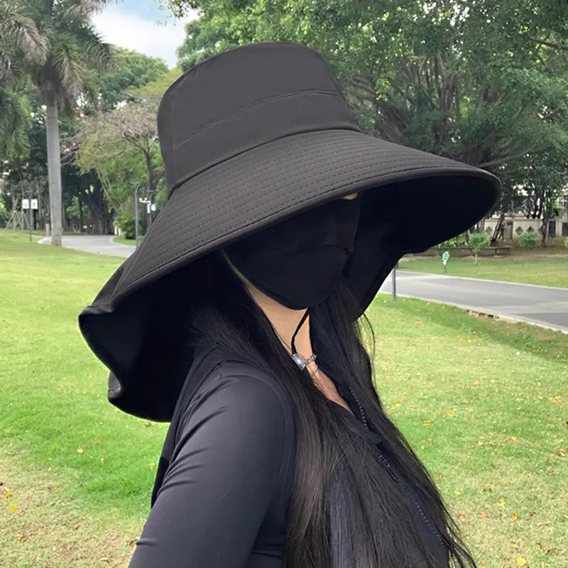 Youyoulan Polyester Sun Protection Hats Women's-2