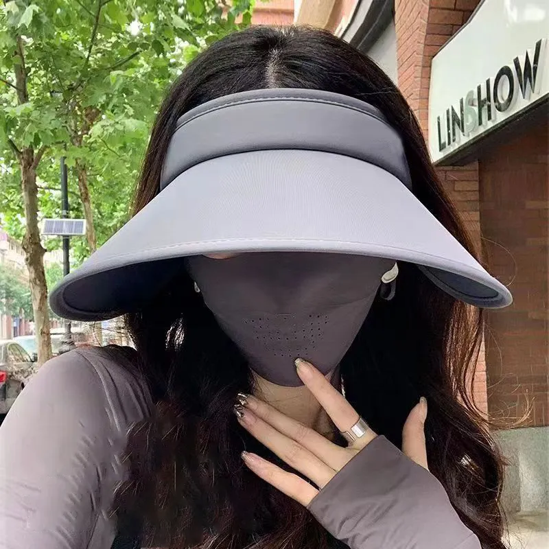 Youyoulan Polyamide Sun Hat Visor Cap Sun Protection Hat Beach Hat Unisex-1