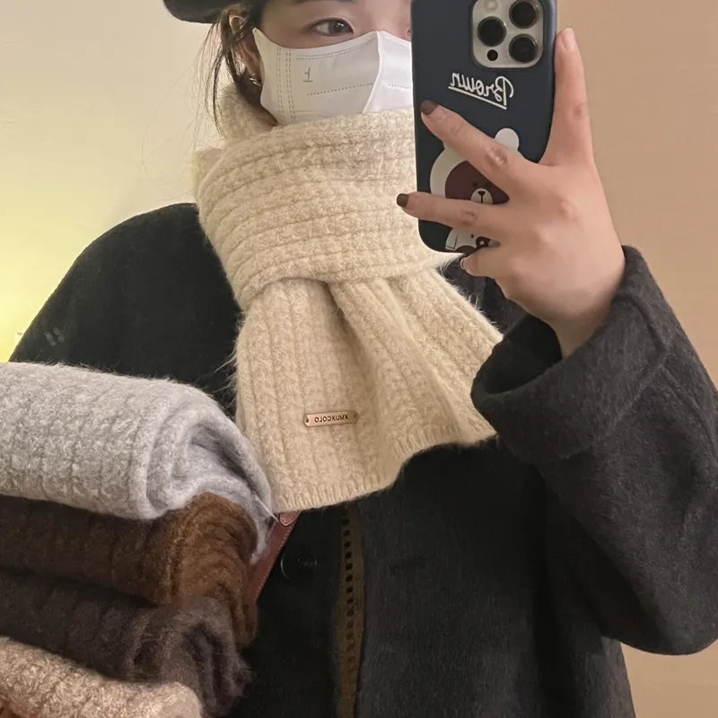 Youyoulan Knit Scarves Women's-1