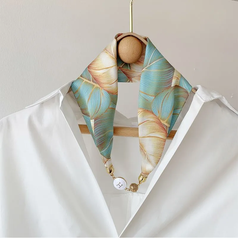 Youyoulan New Silk Brocade Silk Scarves Women's-1