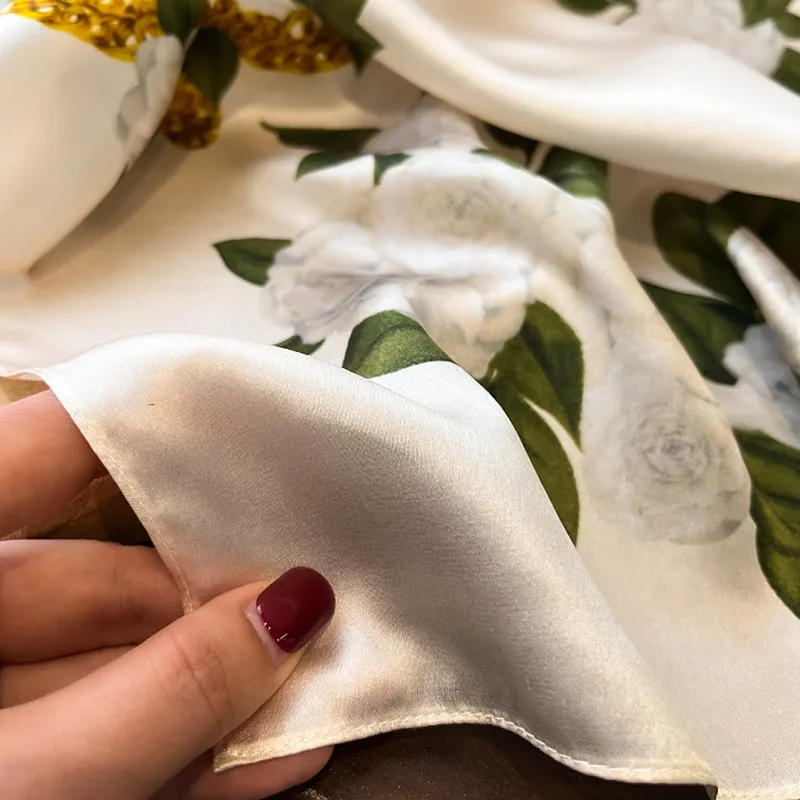 Youyoulan Silk Scarves Women's-3