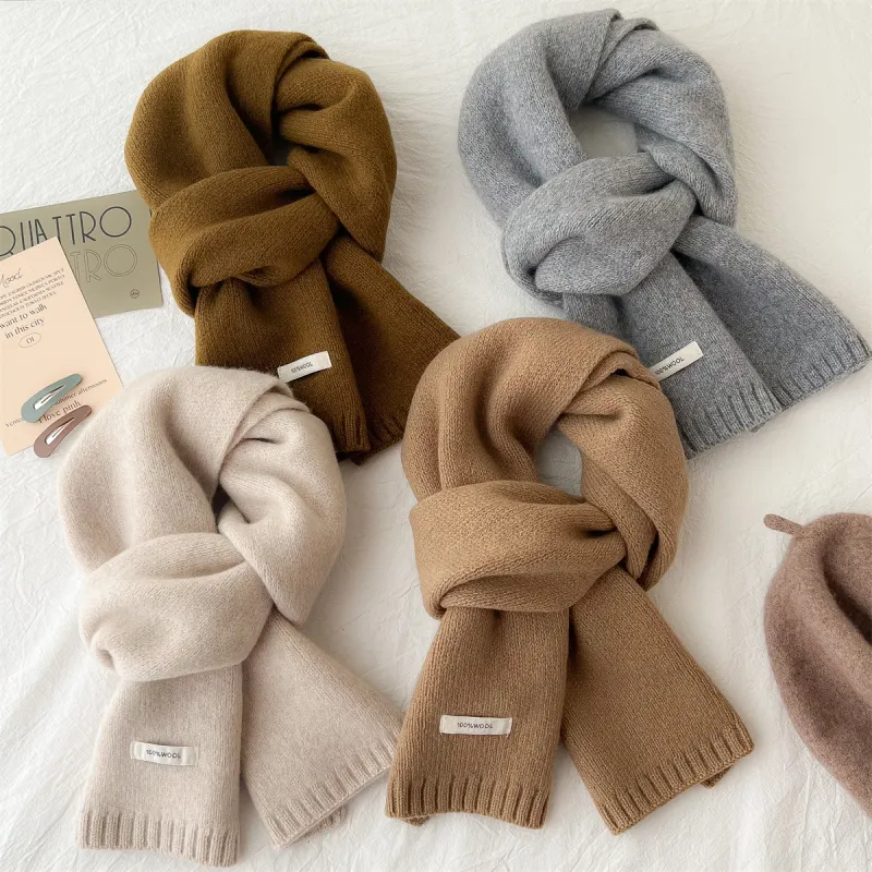 Youyoulan Knit Scarves Unisex-2
