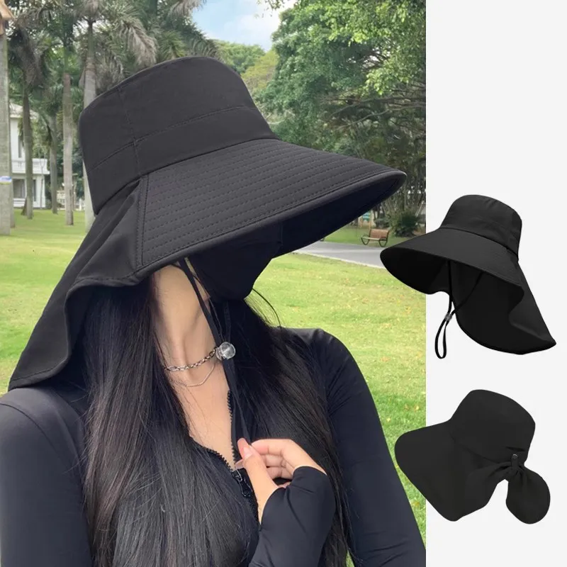 Youyoulan Polyester Sun Protection Hats Women's-1