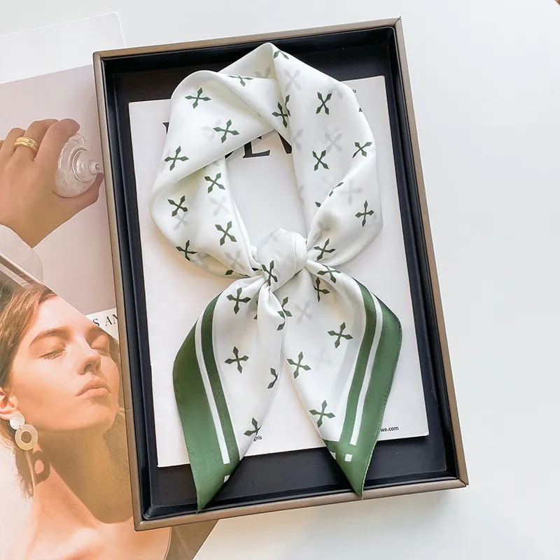 Youyoulan Polyester Silk Scarves Women's-3