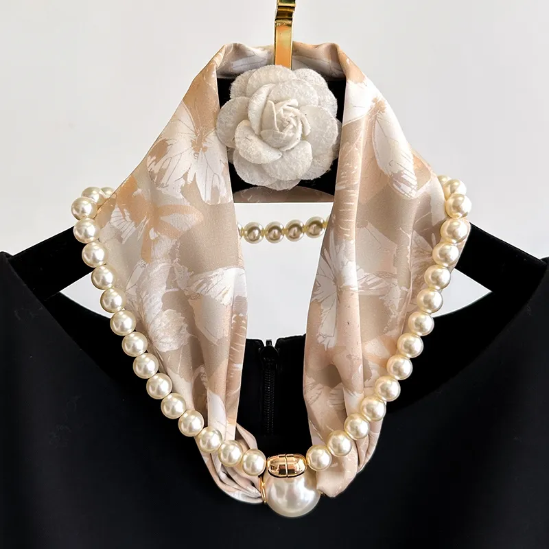 Youyoulan Polyester Silk Scarves Women's-2