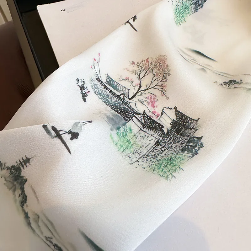 Youyoulan Silk Scarves Women's-5
