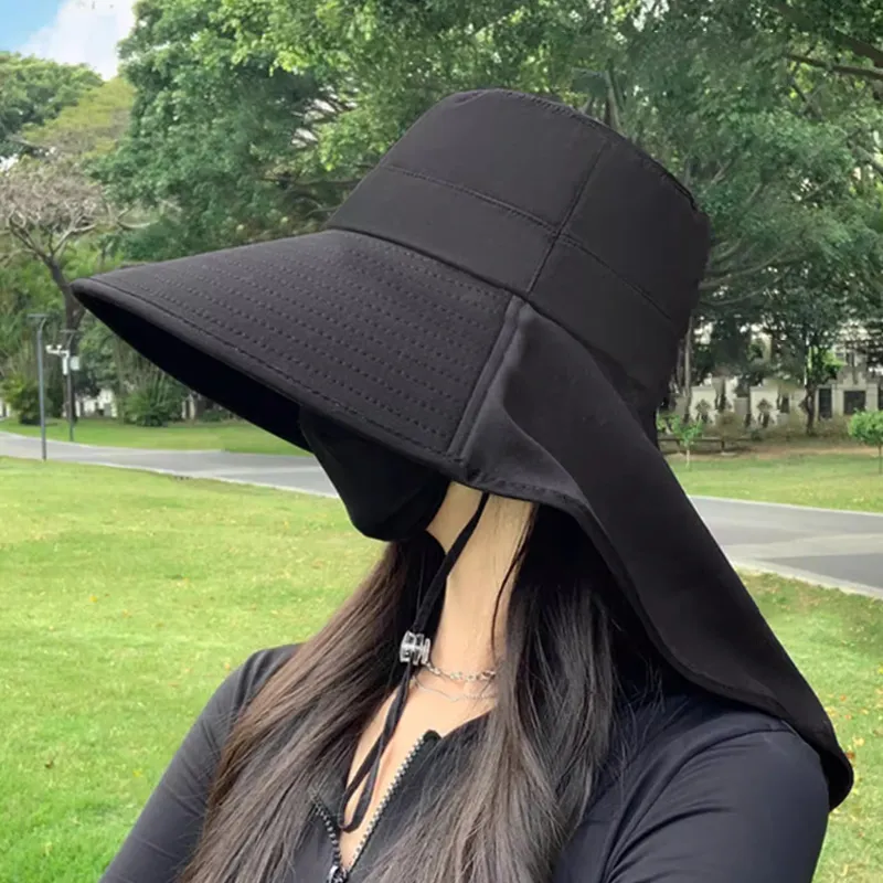 Youyoulan Polyester Sun Protection Hats Women's-3