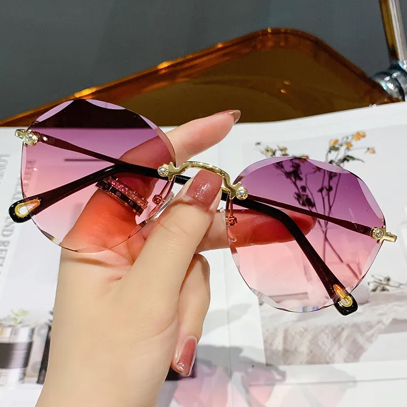 Youyoulan Oval Sunglasses Glass Lenses Unisex-4