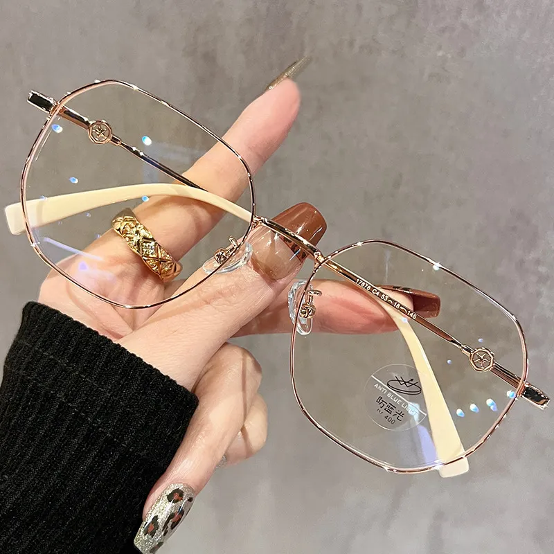 Youyoulan Metal Irregular Shape Sunglasses Women's-1