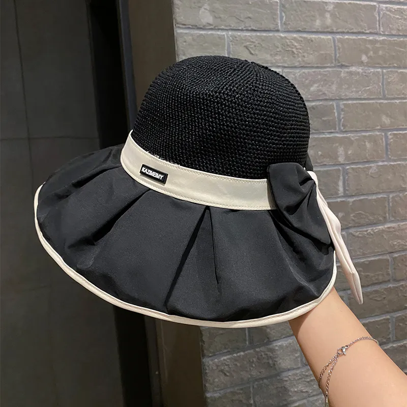Youyoulan Polyester Beach Hat Sun Hat Bucket Hat Women's-1
