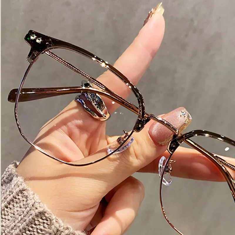 Youyoulan TR/Memory Plastic Metal Oval Sunglasses Women's-2