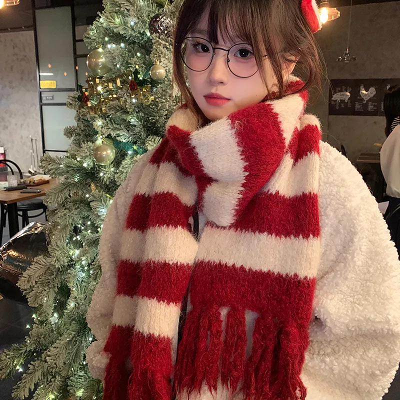 Youyoulan Knit Scarves Women's-3