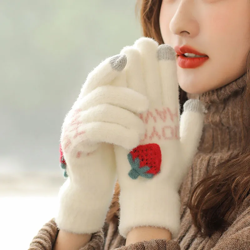 Youyoulan Knit Gloves Women's-1