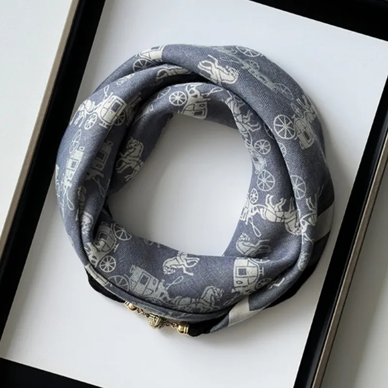 Youyoulan Silk Scarves Women's-1