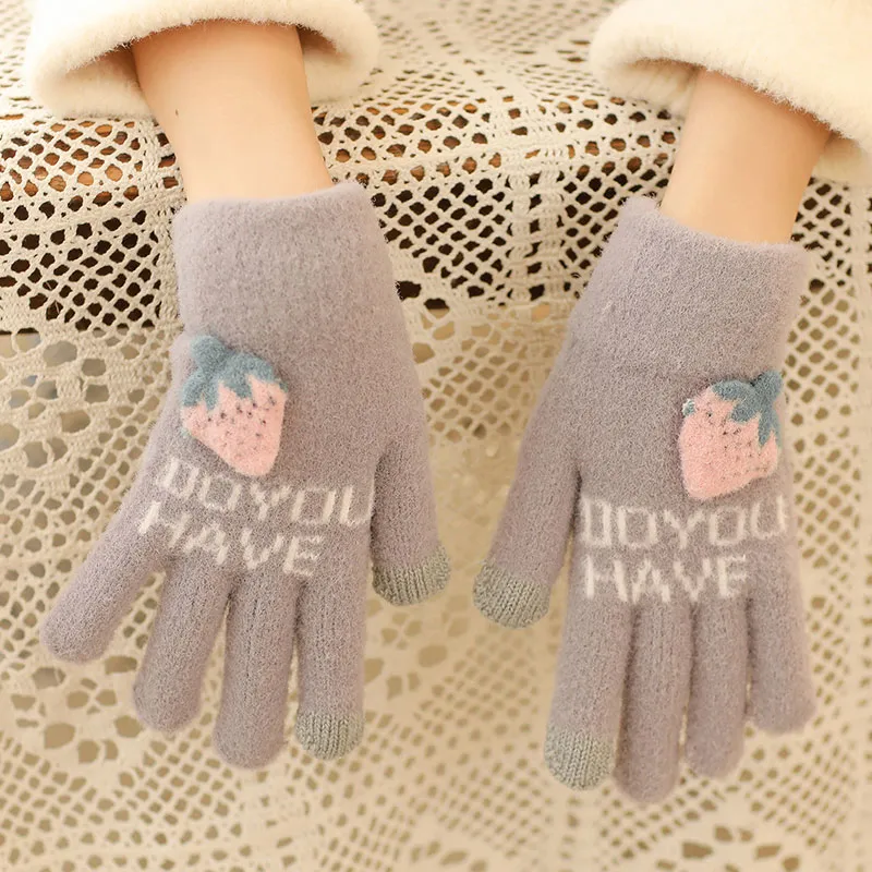 Youyoulan Knit Gloves Women's-3