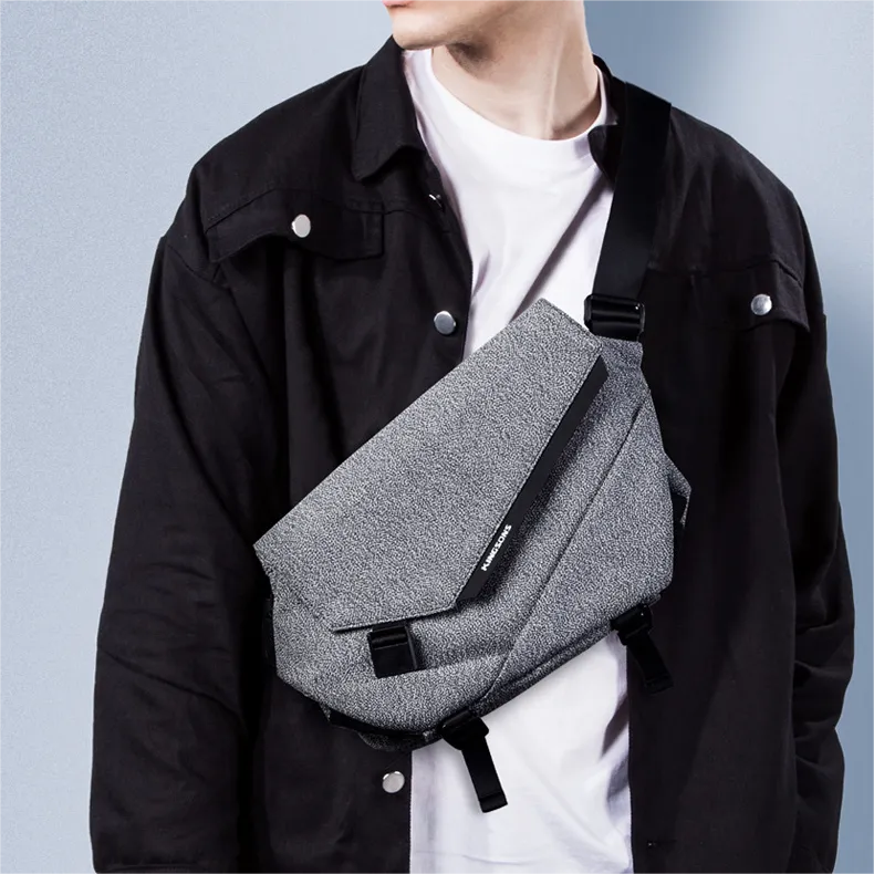 KINGSONS Shoulder Bags Light Gray-2