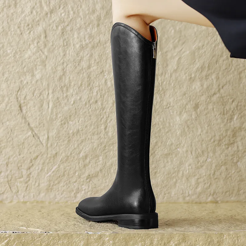 Five nine Dan Seven Knee high Boots 3cm Women's-4